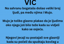 VIC DANA: Mujo na sahrani bogataša