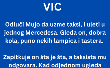 VIC DANA: Mujo i taksi