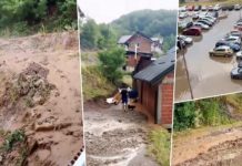 NEVIĐENO NEVRIJEME RAZORILO SRBIJU! Potop u sred bijela dana – Trgovi pretvoreni u rijeke, građani u panici!