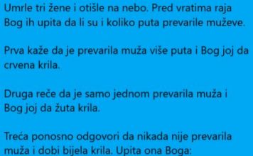 VIC DANA: Umrle tri žene i otišle na nebo
