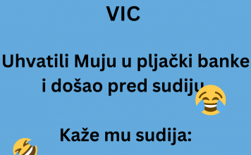 VIC DANA: Uhvatili Muju u pljački banke