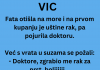 VIC DANA: Fata se kupala u moru