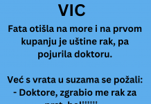 VIC DANA: Fata se kupala u moru
