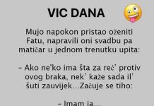 VIC DANA: Mujo i Fata pred matičarem