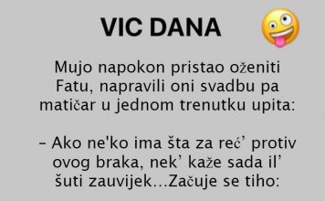 VIC DANA: Mujo i Fata pred matičarem