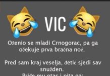 VIC DANA: Crnogorac se oženio