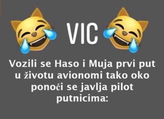 VIC DANA: Mujo i Haso u avionu