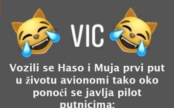 VIC DANA: Mujo i Haso u avionu