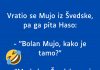 VIC DANA: Vratio se Mujo iz Švedske