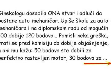 VIC DANA: Ginekolog odlučio da postane automehaničar