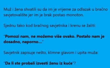 Vic dana: Bračna monotonija