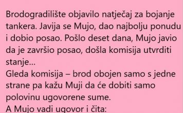 VIC DANA: Bojanje tankera