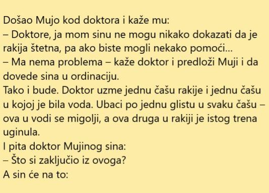 VIC DANA: Kako dokazati da je rakija štetna