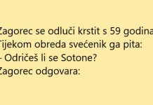 VIC DANA: Kršetenje s 59 godina