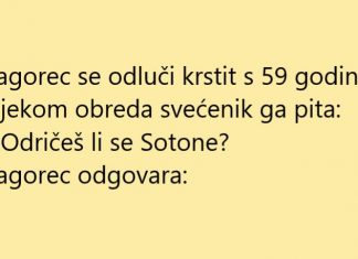 VIC DANA: Kršetenje s 59 godina