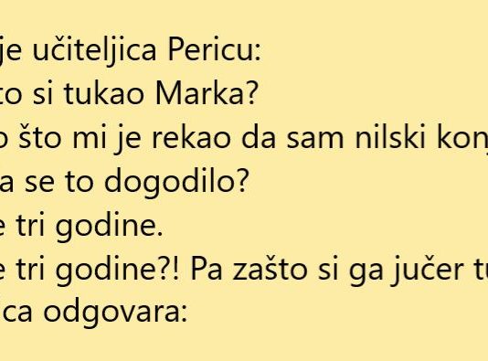 VIC DANA: Rekao mu da je nilski konj