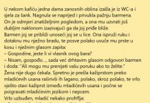 VIC DANA: Konobar i dama zanosnih oblina
