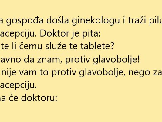VIC DANA: Protiv glavobolje