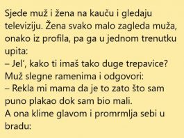 VIC DANA: Muž ima duge trepavice