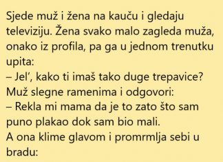 VIC DANA: Muž ima duge trepavice
