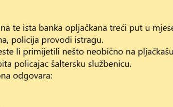 VIC DANA: Banka treći put opljačkana