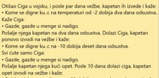 VIC DANA: Otišao Ciga u vojsku