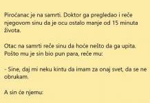 VIC DANA: Piroćanac na samrti i sin