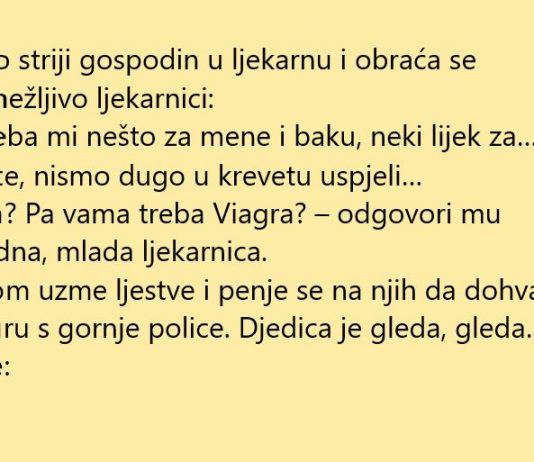 VIC DANA: Stariji gospodin u ljekarni
