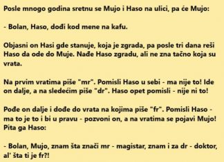 VIC DANA: Posle mnogo godina sretnu se Mujo i Haso