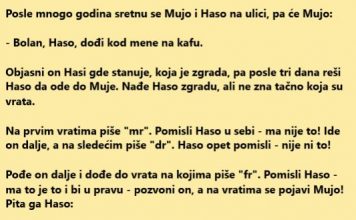 VIC DANA: Posle mnogo godina sretnu se Mujo i Haso