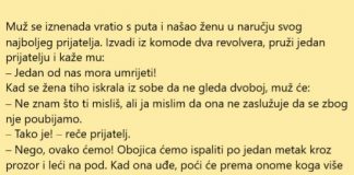 VIC DANA: Muž se iznenada vratio s puta…