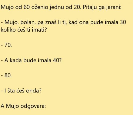 VIC DANA: Matori Mujo oženio mlađu