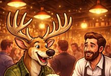 VIC DANA: Jelen pije pivo