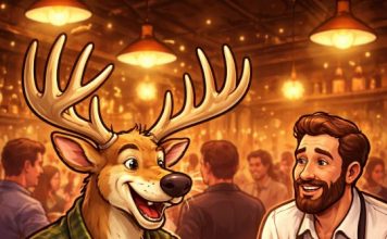 VIC DANA: Jelen pije pivo