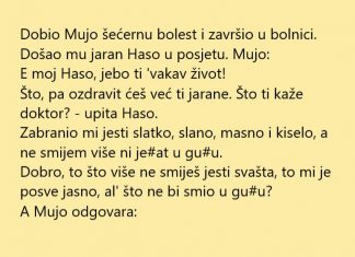 VIC DANA: Dobio Mujo šećernu bolest