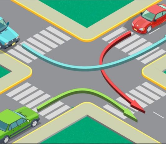 Ko ima prednost na ovoj raskrsnici: plavi, crveni ili zeleni auto- mnogi ne znaju tačan odgovor, a voze po Beogradu Ko ima prednost na ovoj raskrsnici: plavi, crveni ili zeleni auto- mnogi ne znaju tačan odgovor, a voze po Beogradu - featured image