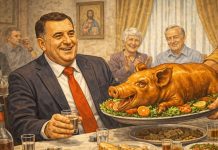 VIC DANA: Milorad Dodik došao na slavu