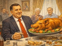 VIC DANA: Milorad Dodik došao na slavu