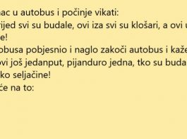 Pijanac u autobusu