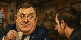 Milorad Dodik u kafani