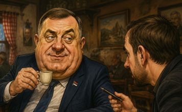 Milorad Dodik u kafani