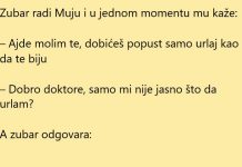 Došao Mujo kod zubara