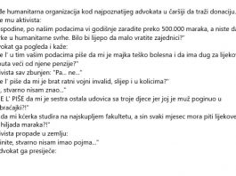 VIC DANA: Došla humanitarna organizacija kod advokata