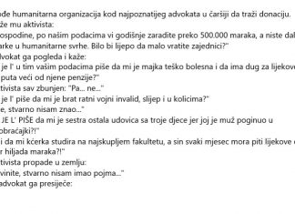 VIC DANA: Došla humanitarna organizacija kod advokata