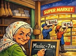 VIC DANA: Žena prodaje maslac