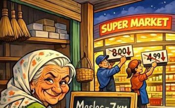VIC DANA: Žena prodaje maslac