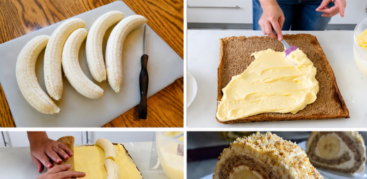 BRZI ROLAT SA BANANAMA KOJI PODSEĆA NA SLADOLED