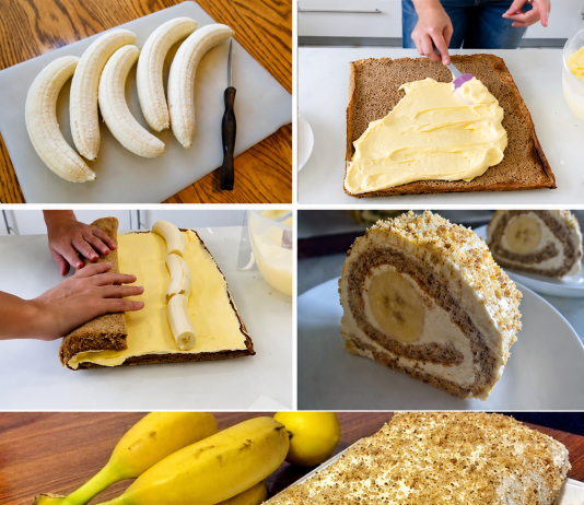 BRZI ROLAT SA BANANAMA KOJI PODSEĆA NA SLADOLED