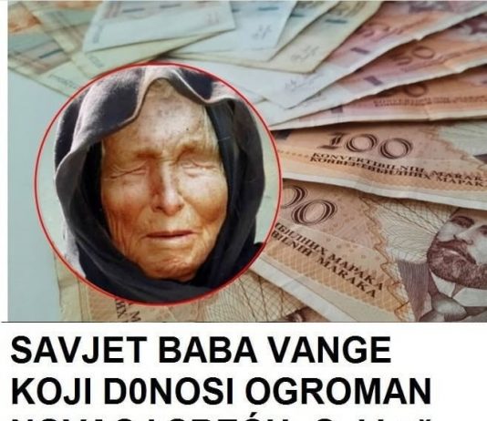 SAVJET BABA VANGE KOJI DONOSI OGROMAN NOVAC I SREĆU: Svi kažu da djeluje, a EVO šta treba da uradite