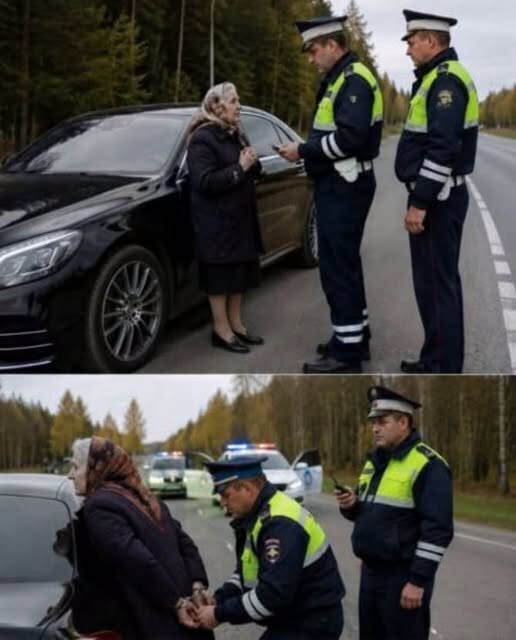Saobraćajni policajci zaustavili su stariju ženu samo zato što je vozila skupocjeni luksuzni automobil. Prislonili su je uz vozilo i stavili joj lisice na ruke, ne sluteći ni najmanje ko je zapravo ta žena. 😨 - featured image Saobraćajni policajci zaustavili su stariju ženu samo zato što je vozila skupocjeni luksuzni automobil. Prislonili su je uz vozilo i stavili joj lisice na ruke, ne sluteći ni najmanje ko je zapravo ta žena. 😨 - featured image